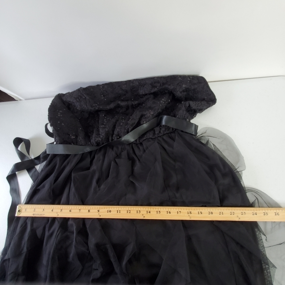 Candalite Sequin Lace Maxi Dress Size 1X Tiered Tulle Skirt Evening‎ Gown NEW - Picture 14 of 16